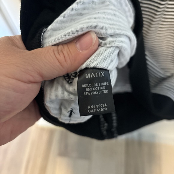 Matix Black and White Striped Top - Picture 5 of 5